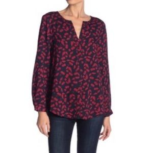 NWT Joie Cherry Print Blouse XS
